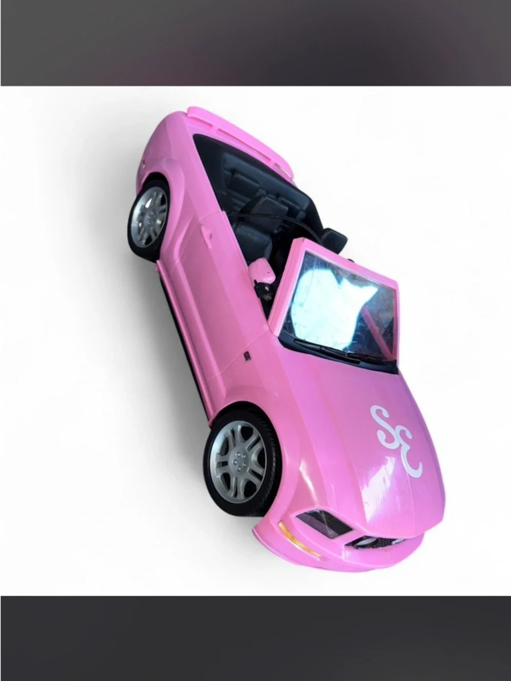 Barbie Sharpay Evan’s Pink Convertible Mustang Car Toy